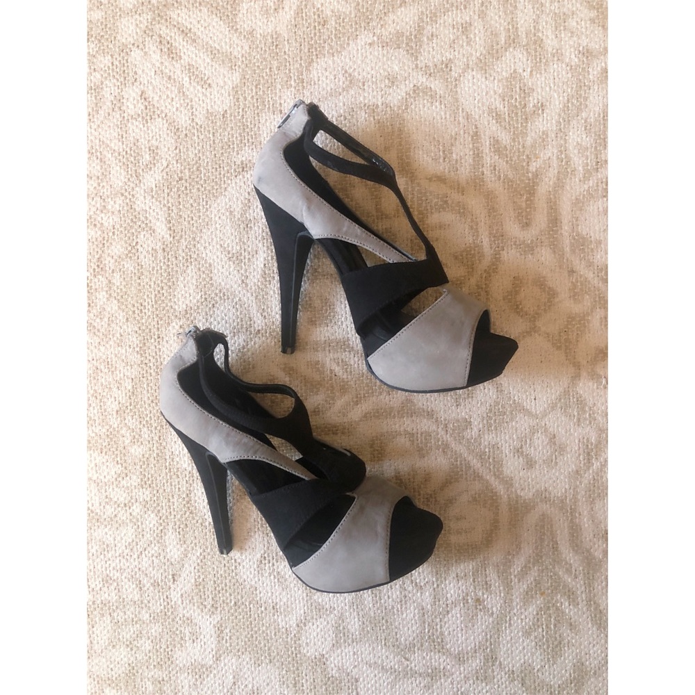 Brand new! Strappy platform heels! Size: 7